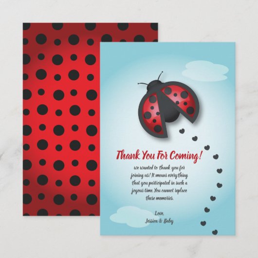 Blauw en rode hemel weinig luiaard is onderweg bedankkaart (Voorkant / Achterkant)