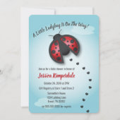 Blauw en rode hemel weinig luiaard is onderweg kaart (Voorkant)