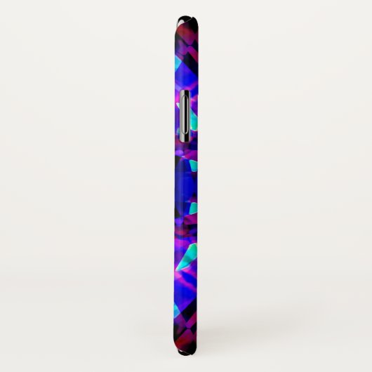 Blauw- en rode kaleidoscoop Case-Mate iPhone case (Achterkant / rechts)