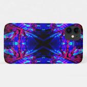Blauw- en rode kaleidoscoop Case-Mate iPhone case (Achterkant (horizontaal))