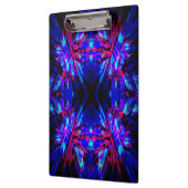 Blauw- en rode kaleidoscoop klembord (Links)