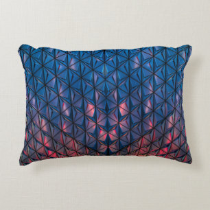 BLAUW- EN RODE KUSTBOUW ACCENT KUSSEN
