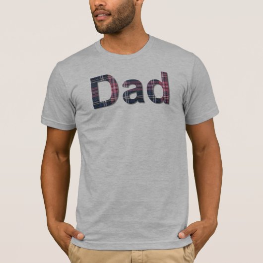 Blauw en rode paps t-shirt (Voorkant)