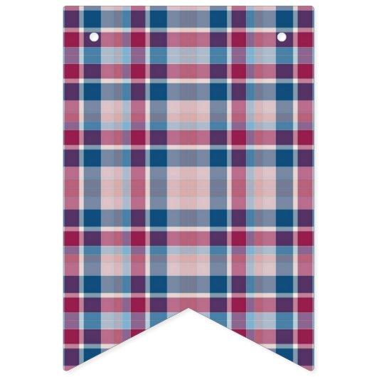 Blauw en rode Pset. Vlaggetjes (Eerste vlag)