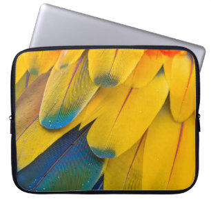 BLAUW EN RODE VOGELS VAN PARADISE LAPTOP SLEEVE
