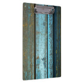 Blauw en roestruw geweerd rusted metal klembord (Rechts)