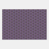 Blauw en rood Abstract omhullpapier Inpakpapier Vel (Voorkant 2)