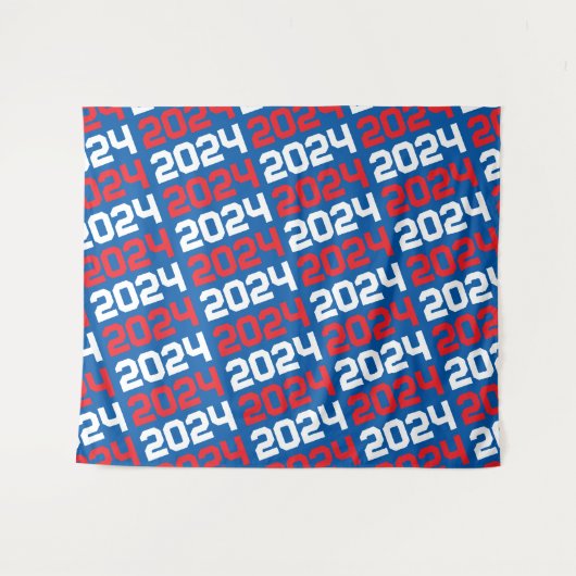 Blauw en Rood Afstuderen Achtergrond Wandkleed (Voorkant (horizontaal))