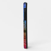 Blauw en rood, gevild met "olieverf" Case-Mate iPhone case (Achterkant/links)