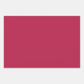 Blauw en rood kleurenblok met witte sterren inpakpapier vel (Voorkant 3)