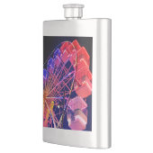 Blauw en rood reuzenrad flacon (Links)