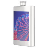 Blauw en rood reuzenrad flacon (Links)