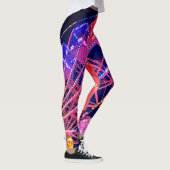 Blauw en rood reuzenrad leggings (Rechts)