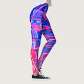 Blauw en rood reuzenrad leggings (Rechts)