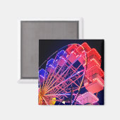 Blauw en rood reuzenrad magneet (Voorkant / Achterkant)