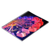 Blauw en rood reuzenrad notitieboek (Linkerzijde)