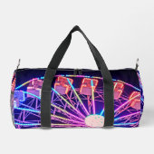 Blauw en rood reuzenrad plunjezak (Achterkant)