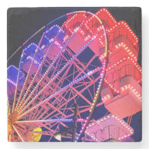 Blauw en rood reuzenrad