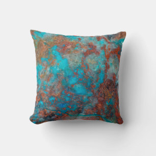 Blauw en rood Shattuckiet Kussen