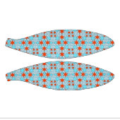 Blauw en rood sterpatroon basketbal (Panelen)