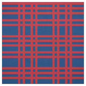 blauw en rood stof (Swatch)