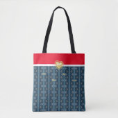 Blauw en rood Tas van Dichteres Adiela Akoo (Voorkant)