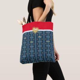 Blauw en rood Tas van Dichteres Adiela Akoo