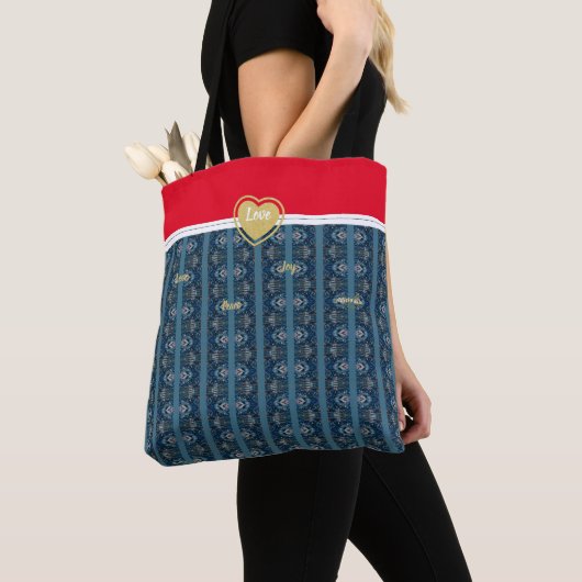Blauw en rood Tas van Dichteres Adiela Akoo (Dichtbij)