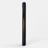 Blauw en rood, wazig strepen patroon Case-Mate iPhone case (Achterkant/rechts)