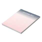 Blauw en roze, aangepast Notitieblok (Linkerzijde)