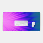 Blauw en roze Abstract Bureaumat (Keyboard & Muis)