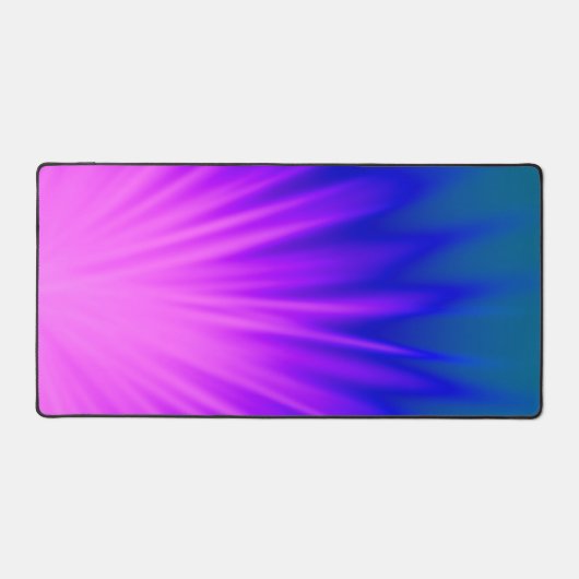 Blauw en roze Abstract Bureaumat (Voorkant)