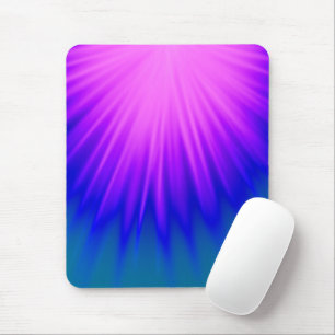 Blauw en roze Abstract Muismat