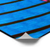 Blauw en roze, AJOlson Poster (Hoek)