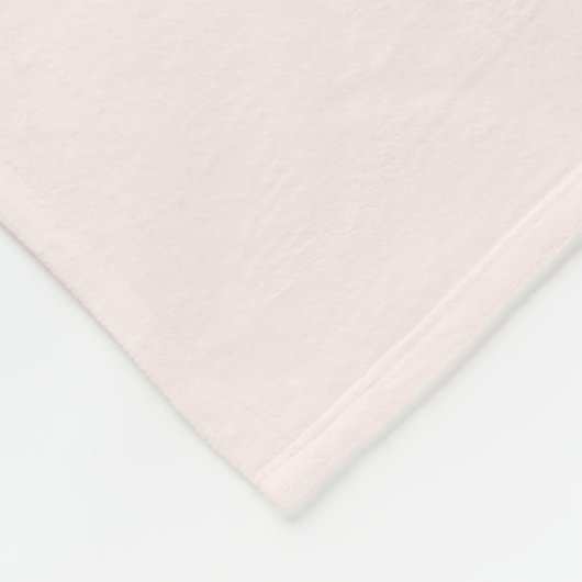 Blauw en roze Baby flesje Fleece Deken (Hoek)