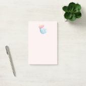 Blauw en roze Baby flesje Post-it® Notes (Kantoor)