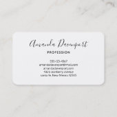 Blauw en roze Baby flesje Visitekaartje (Achterkant)