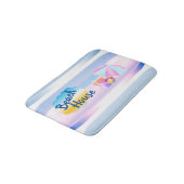 Blauw en roze Bath Mat (Gekanteld)