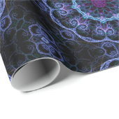 Blauw- en roze bloemkolfdrager, breekpapier cadeaupapier (Rol Hoek)