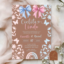 Blauw en Roze Coquette Talavera Cielito Lindo