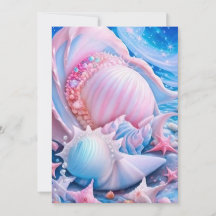 Blauw en Roze Fantasy Beach