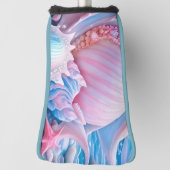 Blauw en Roze Fantasy Beach Golfheadcover (Draai 90)
