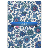 Blauw en Roze Genot Klembord (Achterkant)