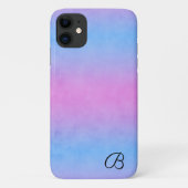 Blauw en Roze Gepersonaliseerde Telefoongeval Case-Mate iPhone Case (Achterkant)