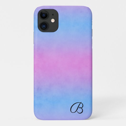 Blauw en Roze Gepersonaliseerde Telefoongeval Case-Mate iPhone Case (Achterkant)