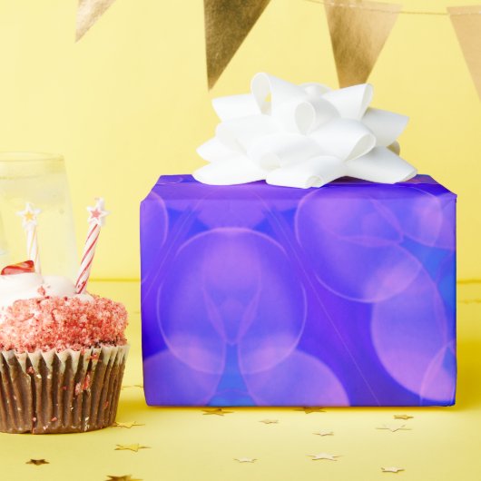 Blauw en roze gradiënt pasta-bundel kunst cadeaupapier (Verjaardagsfeest)