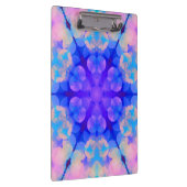 Blauw en roze gradiënt pasta-bundel kunst klembord (Rechts)