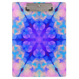 Blauw en roze gradiënt pasta-bundel kunst klembord