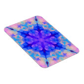 Blauw en roze gradiënt pasta-bundel kunst magneet (Rechterzijde)