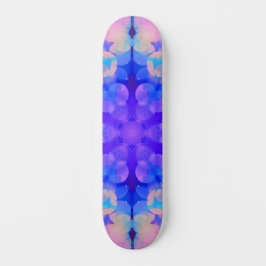 Blauw en roze gradiënt pasta-bundel kunst persoonlijk skateboard
